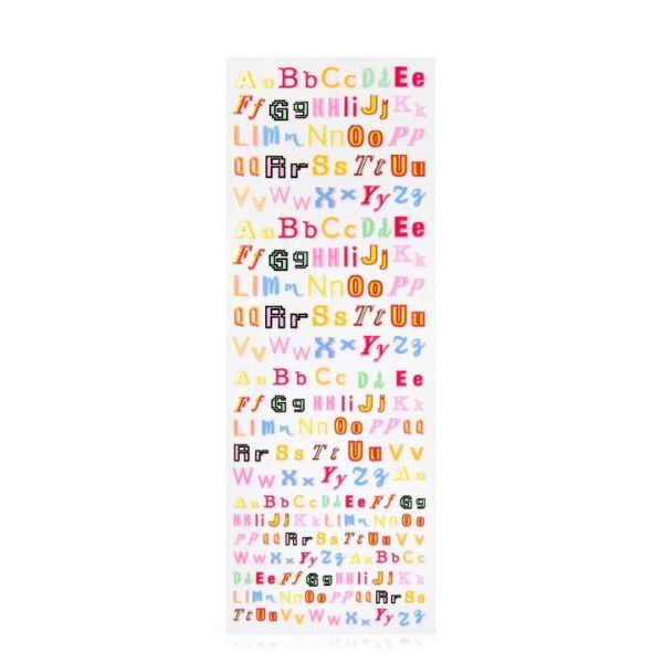 Lottie London Stick To It Nail Sticker - Alphabet