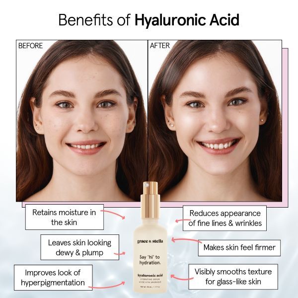 Grace & Stella Hyaluronic Acid Serum - Vegan - 50 ml