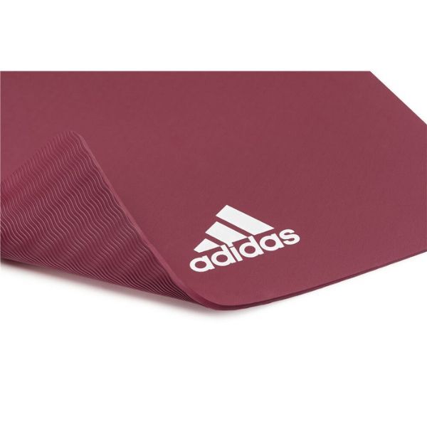 Adidas 8mm Yoga Exercise Mat - Mystery Ruby