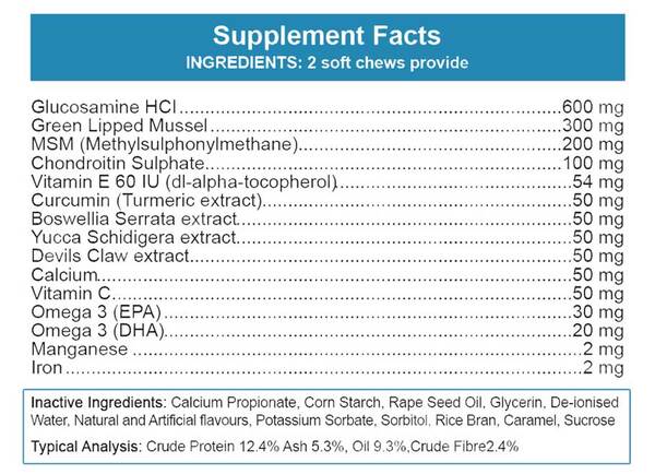 DR DOG Joint Supplement - Chondroitin - Glucosamine