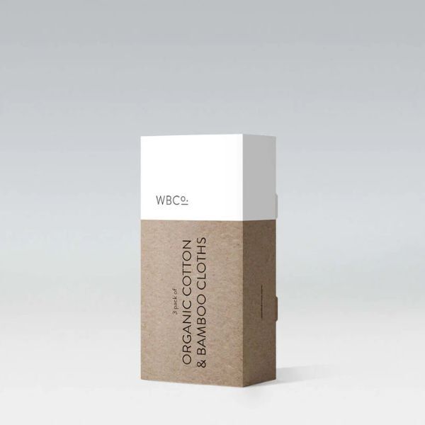 WBCo Exfoliating Cotton and Bamboo Cloths Pack