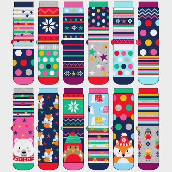 United Oddsocks Christmas Advent Calendar (Ladies)