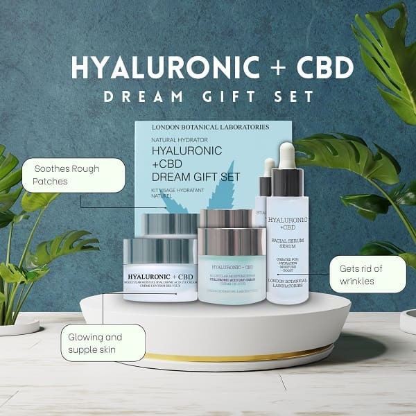 LBL- Hyaluronic + CBD Dream Gift Set (Serum+Moisturiser+Eye)