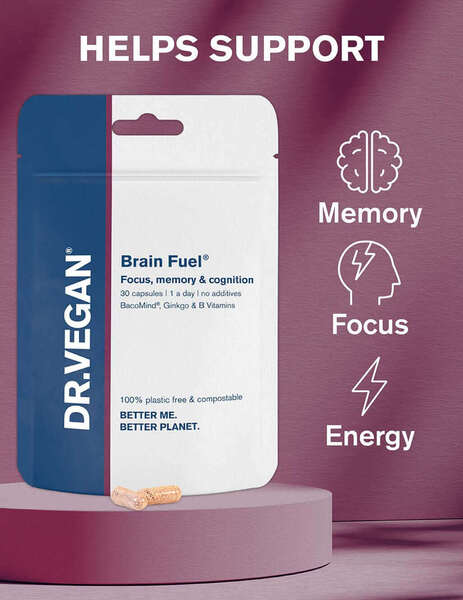 DR.VEGAN Brain Fuel® | 30 Day Supply | 1 Capsule Per Day