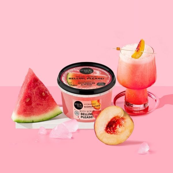 Organic Shop Bellini Please Body Scrub Watermelon & Peach