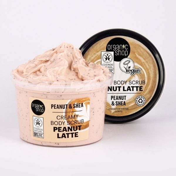 Organic Shop Peanut Latte Body Scrub Peanut & Shea 250ml