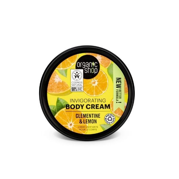 Organic Shop Invigorating Body Cream Clementine&Lemon 250ml