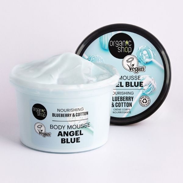 Organic Shop Angel Blue Body Mousse Blueberry & Cotton 250ml