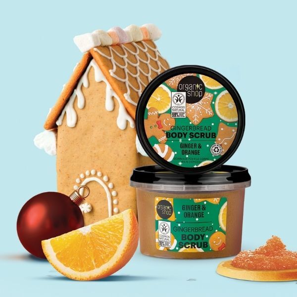 Organic Shop Gingerbread Body Scrub Ginger & Orange 250ml