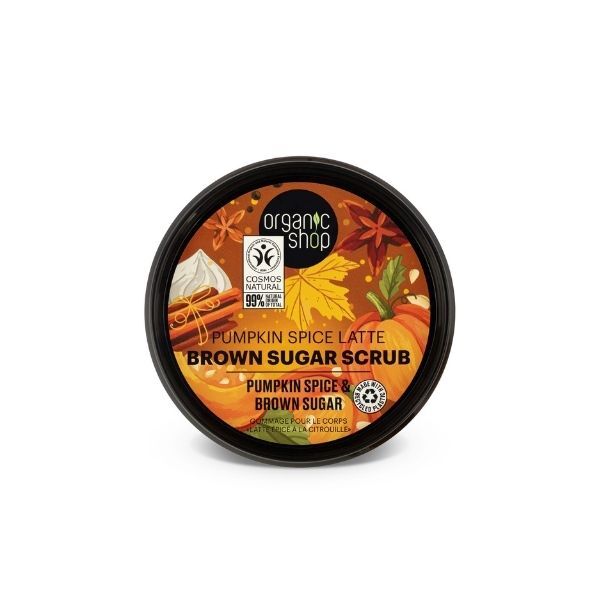 Organic Shop Pumpkin Spice Latte Brown Sugar BodyScrub 250ml