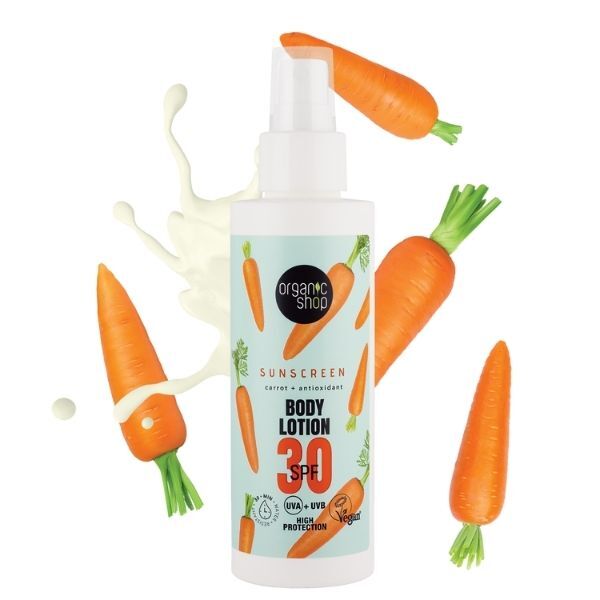 Organic Shop Sunscreen Body Lotion 30 SPF 150ml