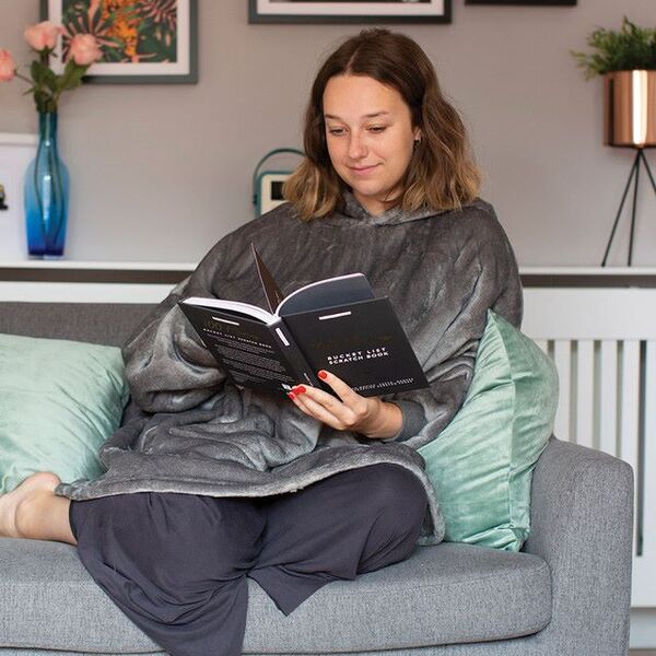 Wellbeing Huggie Blanket in Grey