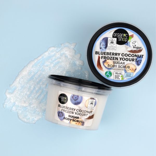 Organic Shop Blueberry Coconut FrozenYogurt Body Scrub 250ml