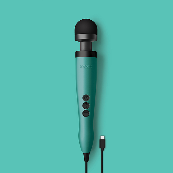 Doxy 3 USB-C - Turquoise Vibrating Massager Wand