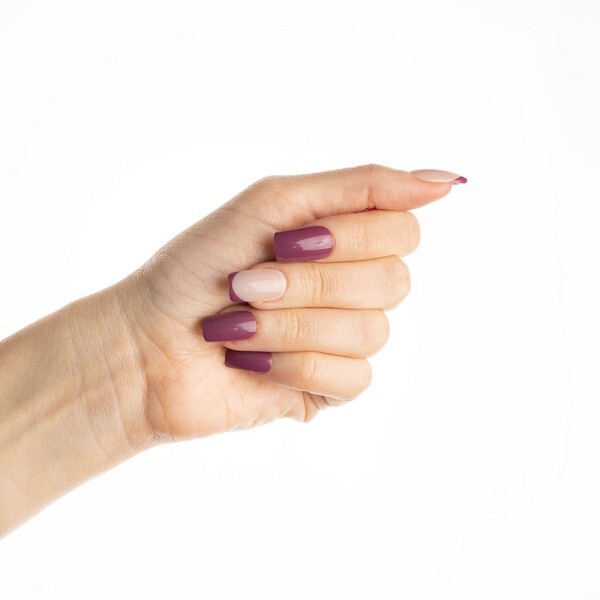 Nail HQ Pretty In Plum Square Nails