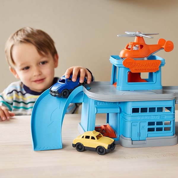 Green Toys Parking Garage Playset