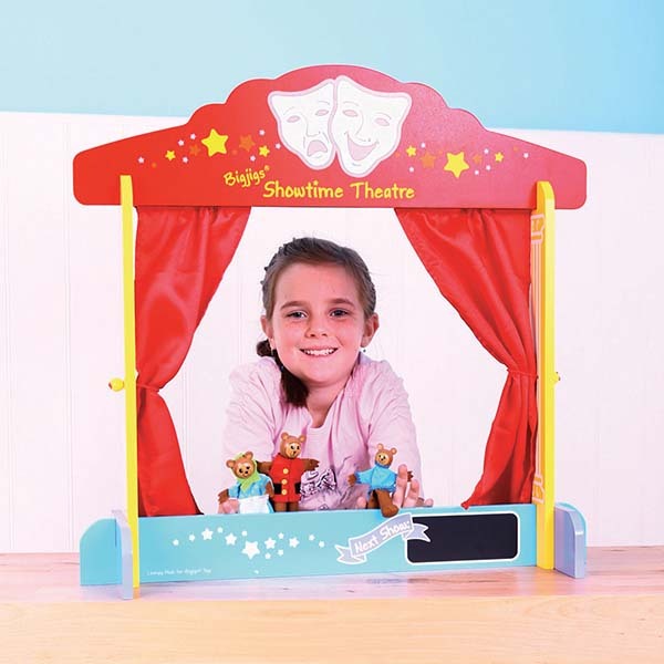 Bigjigs Toys Wooden Table Top Theatre