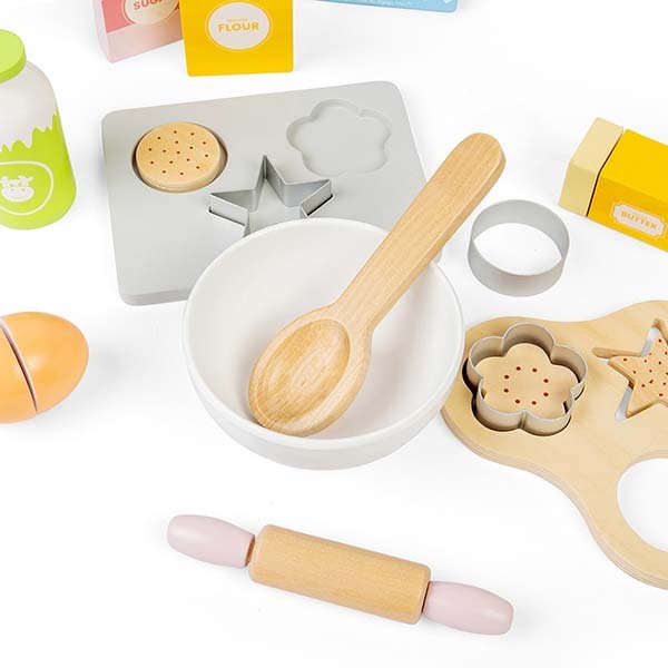 Bigjigs Toys Wooden Cookie Baking Set