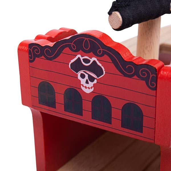 Bigjigs Rail Pirate Galleon Tunnel