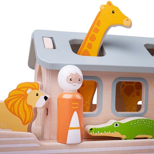 Bigjigs Toys Wooden Noah's Ark Platset