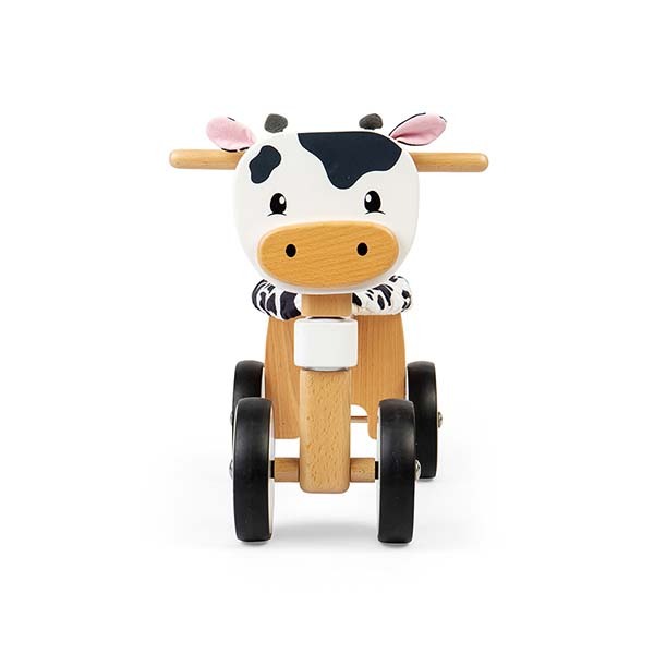 Bigjigs Toys Wodoen Ride On Cow