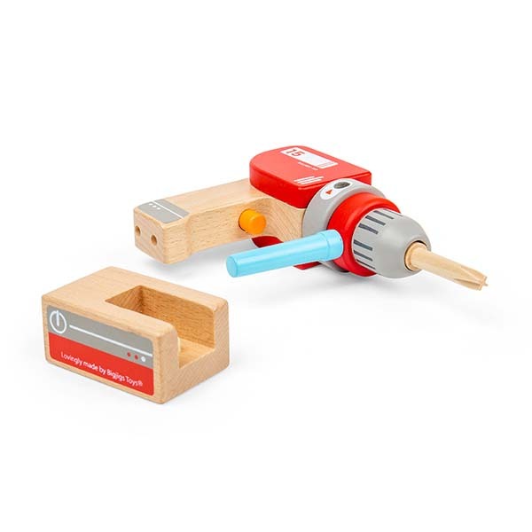 Bigjigs Toys Wooden Toy Drill Set