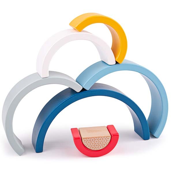 Bigjigs Toys Wooden Rainbow Arches