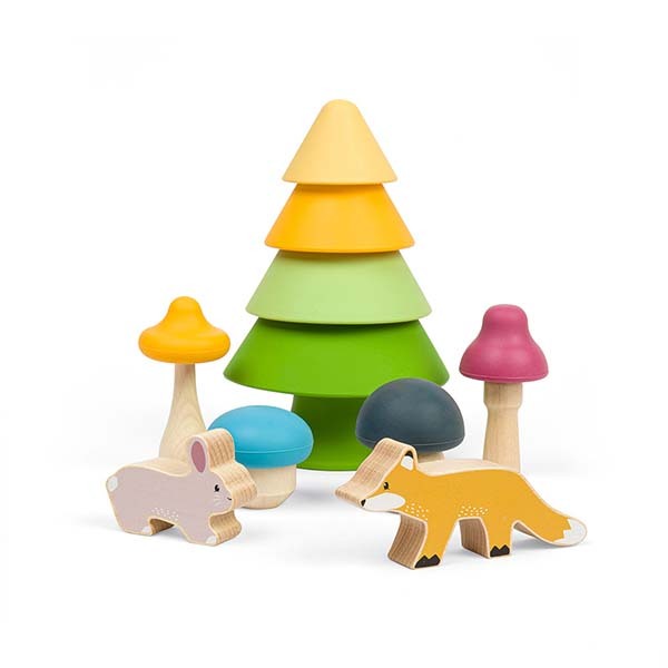 Bigjigs Toys Wooden Forest Friends Playset