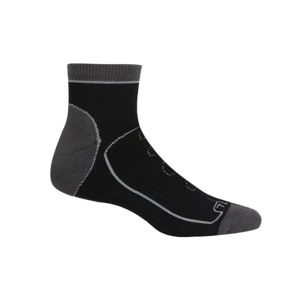 Regatta Mens Samaris Trail Ankle Socks (Pack of 2) (9-12)