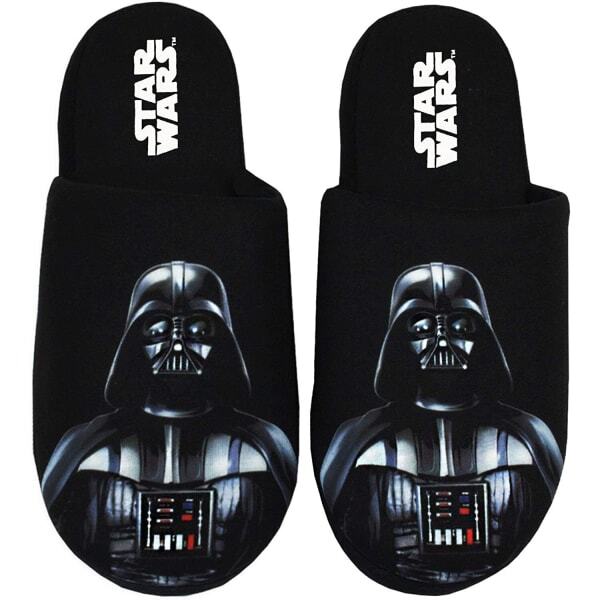 Star Wars Mens Dark Side Darth Vader Slippers (7-8)