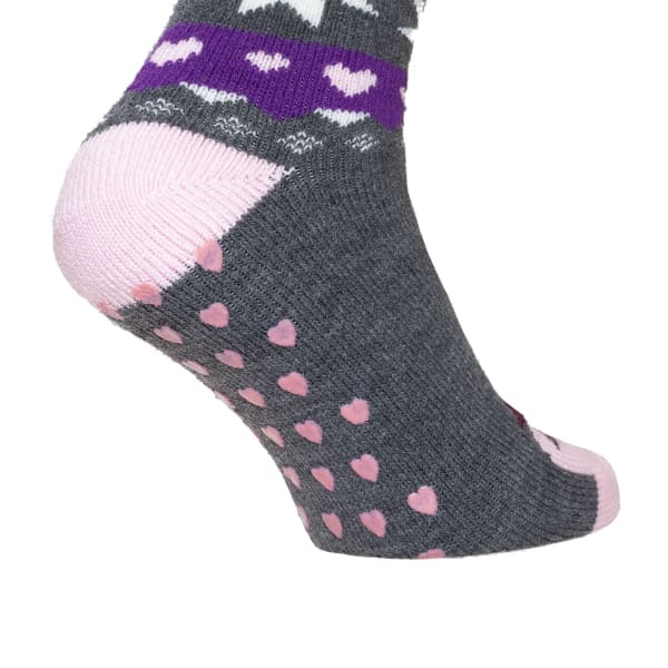 Ladies/Womens Slipper Gripper Socks (4-7)