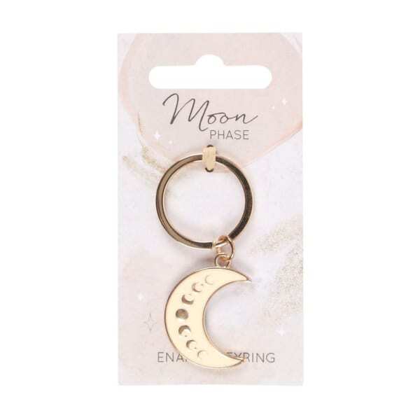 Something Different Moon Phases Enamel Keyring