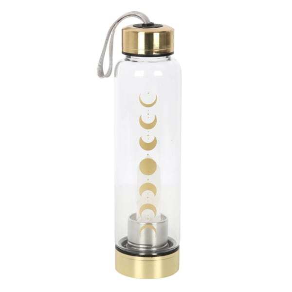 Something Different Moon Phases Quartz Water Bottle