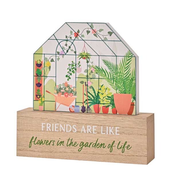 The Cottage Garden Greenhouse Plaque 'Friend'