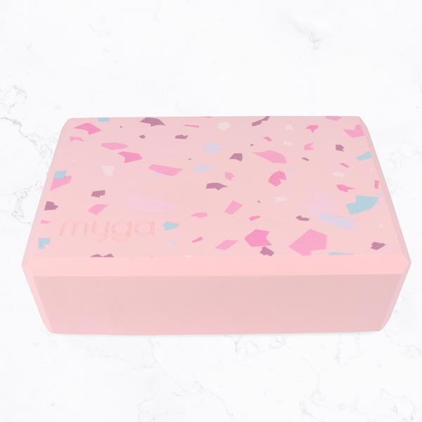 Myga Foam Yoga Block - Terrazzo