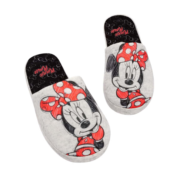 Disney Womens Minnie Mouse Slippers (7-8)