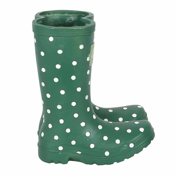 Prezzybox Dark Green Welly Boot Planter