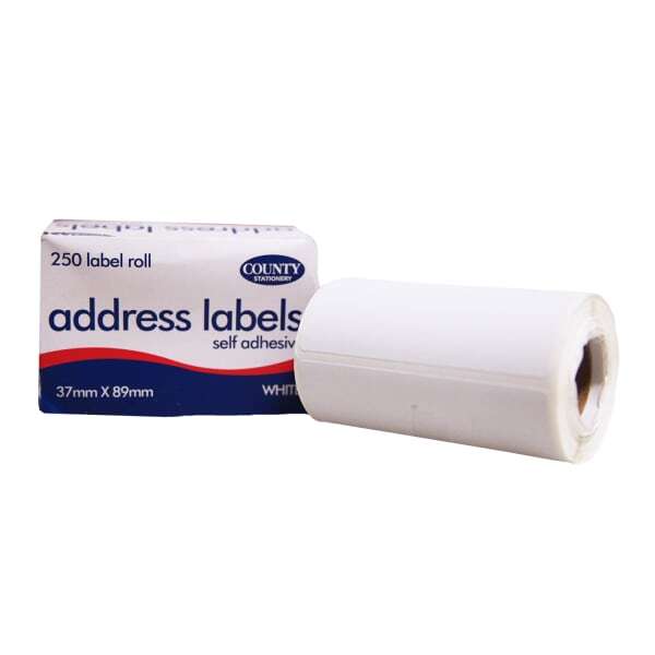 County Stationery Self Adhesive Address Labels (Pack of 250)