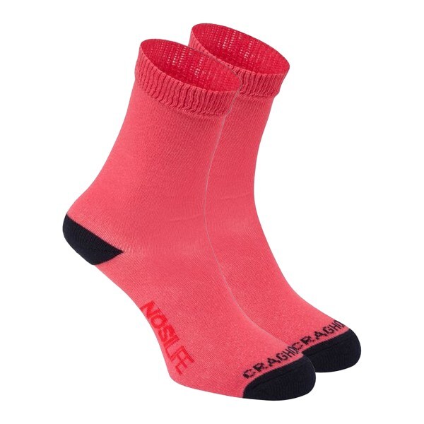 Craghoppers NosiLife Kids Twin Pack Socks (UK 11 - Youth 2)