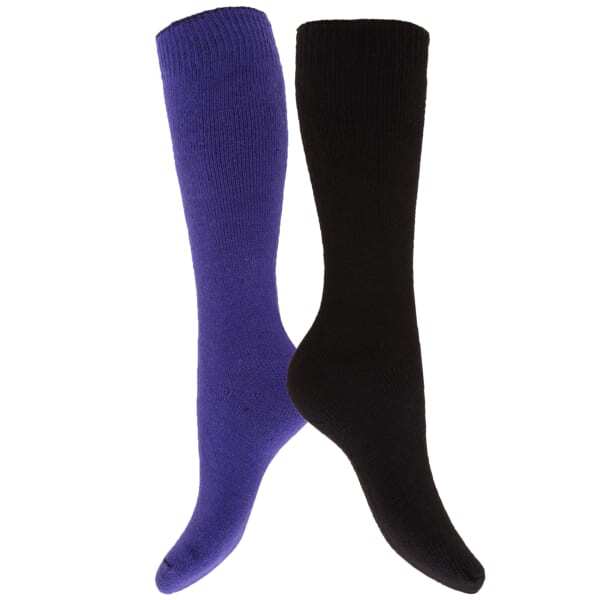 Floso Womens Wellington/Welly Socks (2 Pairs) (UK Shoe 4-7)