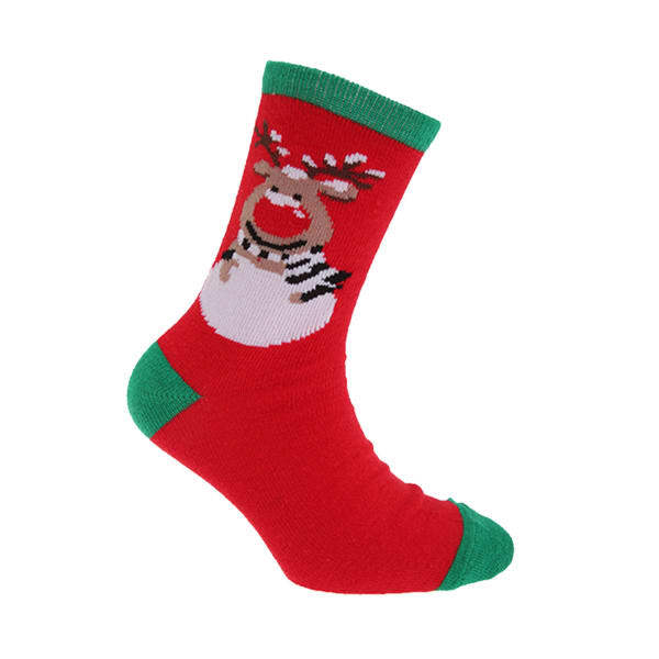 FLOSO Kids Christmas Socks (Pack Of 4) (UK Shoe 4-6)