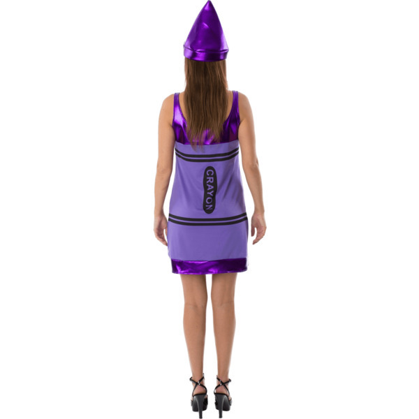 Orion Costumes Womens Purple Crayon Fancy Dress Small