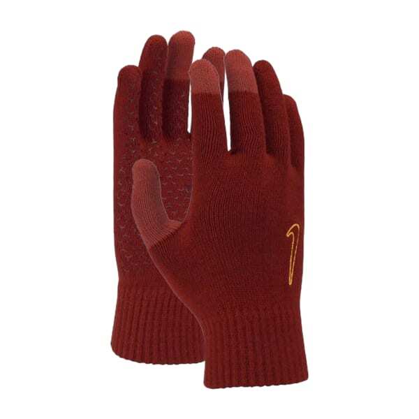 Nike Mens Cinnabar Knitted Swoosh Gloves (S-M)