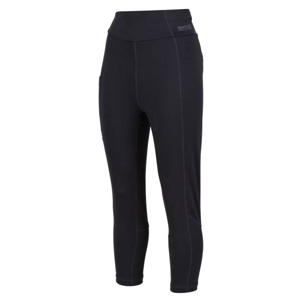 Regatta Womens Holeen Stretch Breathable 3/4 Leggings (14)