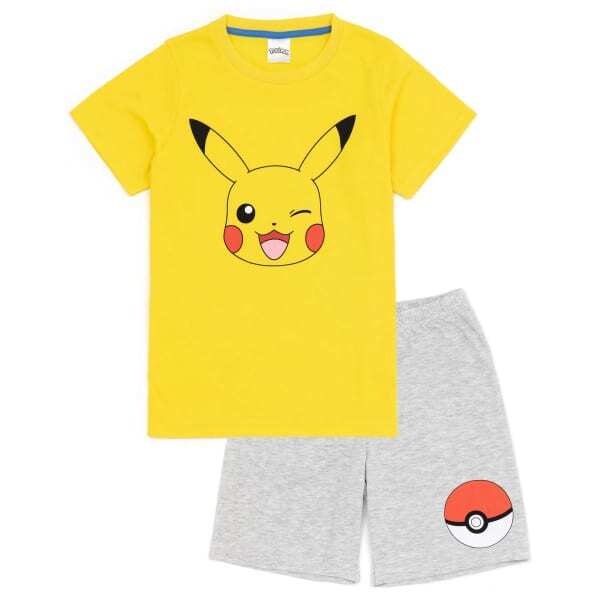 Pokemon Kids Face Short Pyjama Set (Pack of 2) (7-8 Years)