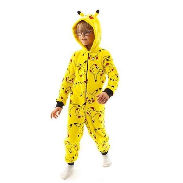 Pokemon Kids Pikachu 3D Ears Sleepsuit (7-8 Years)