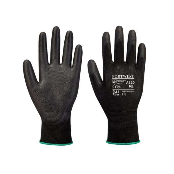 Portwest Adult PU Palm Gloves (9)