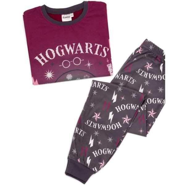 Harry Potter Girls Long-Sleeved Pyjama Set (5-6 Years)