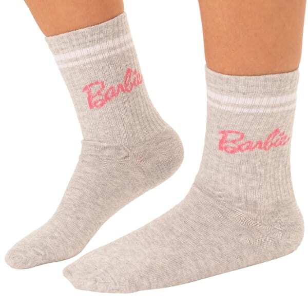 Barbie Womens Socks (Pack of 3) (4-7)