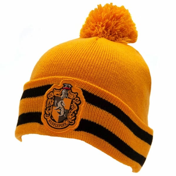 Harry Potter Kids Hufflepuff Crest Hat And Scarf Set